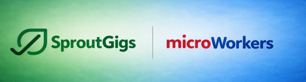 Microworkers and SproutGigs