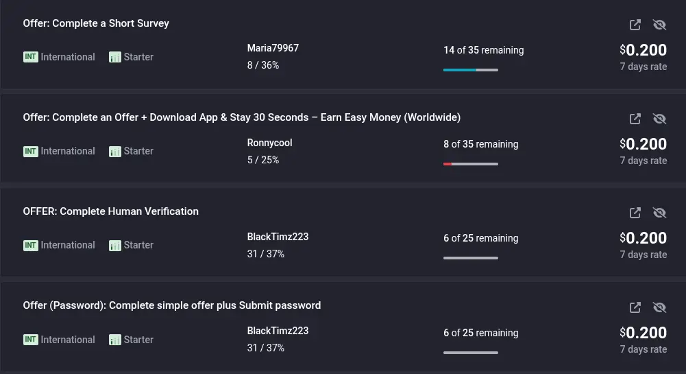 Scam Tasks on SproutGigs